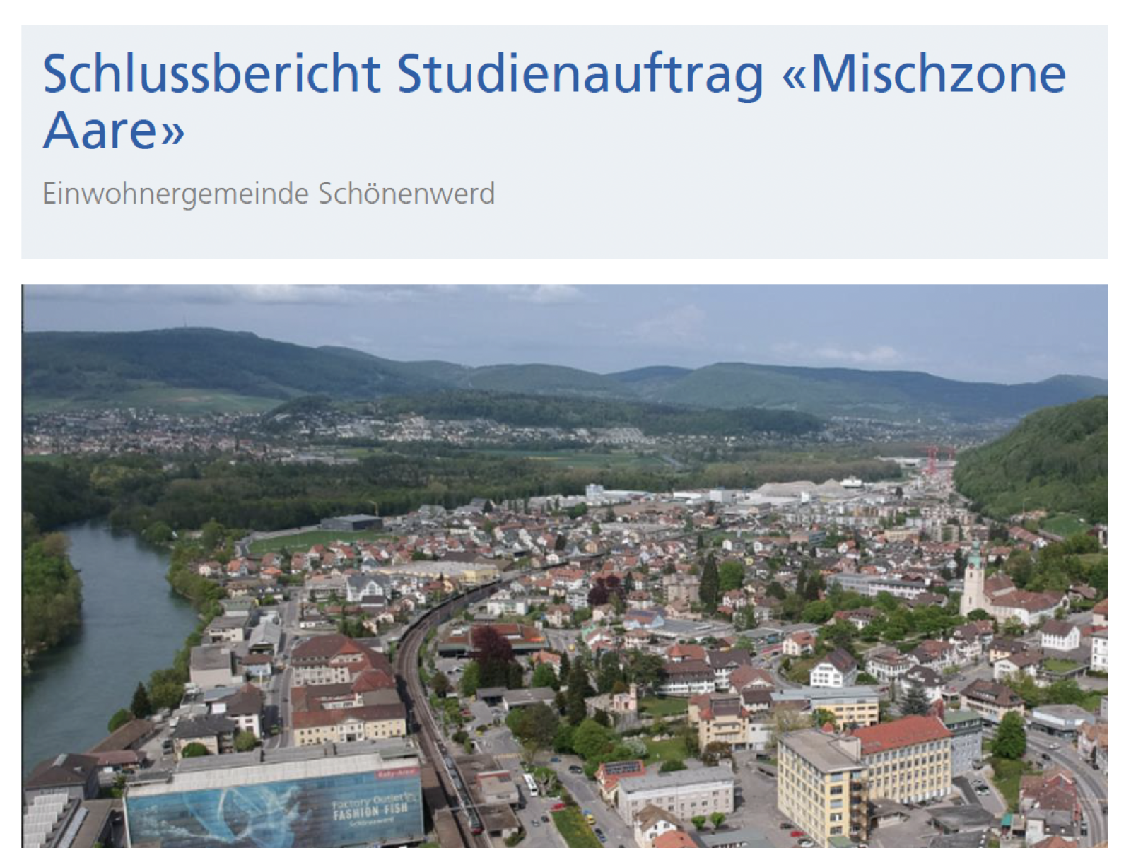 Wohnen an der Aare in Schönenwerd